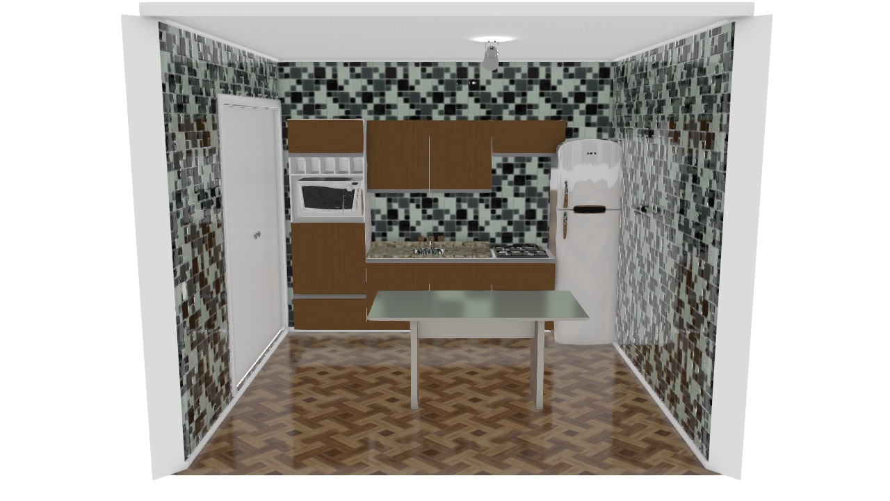 Projeto Cozinha De JONATHAN Planta 3D Mooble