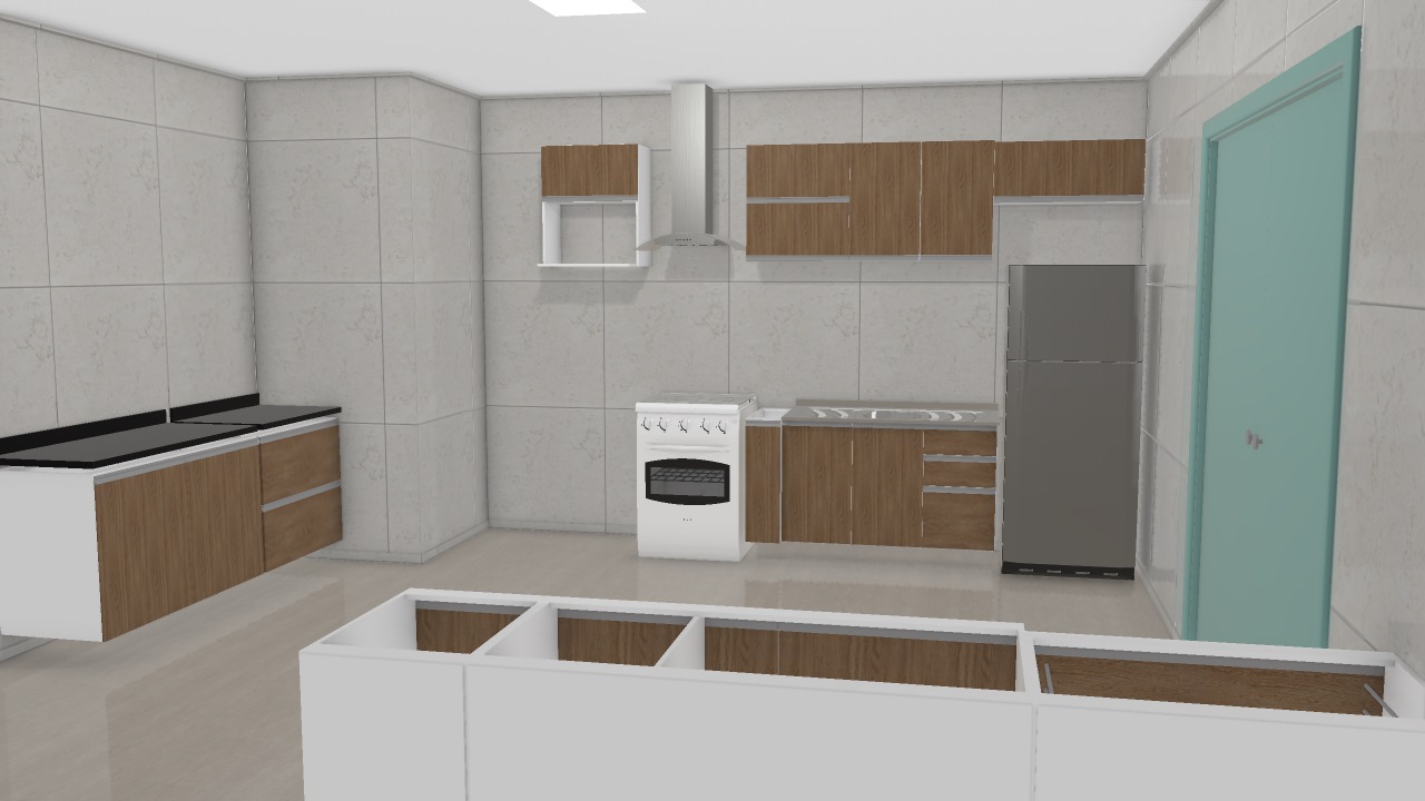 PROJETO COZINHA RAC De Renan Planta 3D Mooble