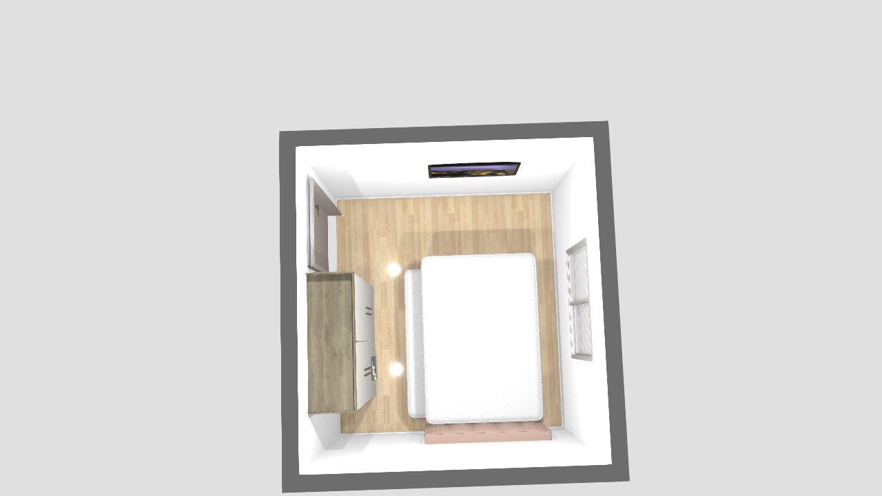 DAGMAR QUARTO CASAL 2 De Center Planta 3D Mooble Luciane