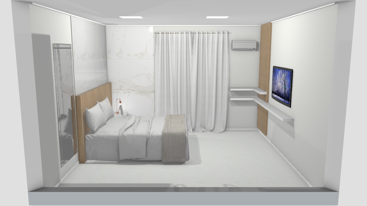 Projeto Quarto Edvanda De Luana Planta 3D Mooble