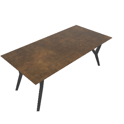 Table A Manger 200x100cm Metalicaa