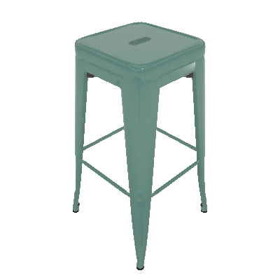 Banqueta Iron Stool Verde - Mobly