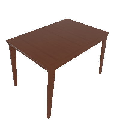 Mesa de Jantar Retangular Extensível Delta Imbuia 120 cm - Mobly