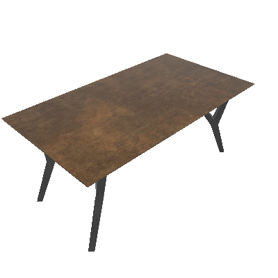 Table A Manger 180x100cm Metalicaa
