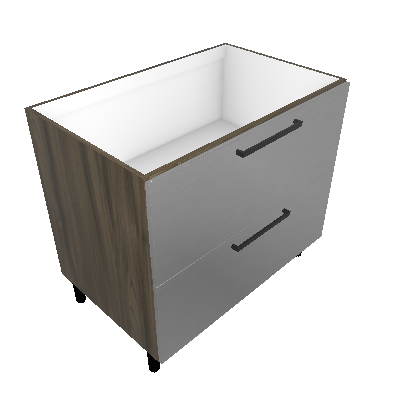 No top counter 90 cm with 1 articulated door and 1 large drawer (BALC-90 1PH1G)