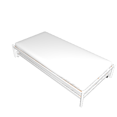 Flat Cama Solteiro 88cm com Cama Inferior 78cm (11199)