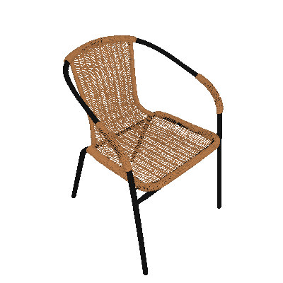 Cadeira Indaiá Bege Rattan - Mobly