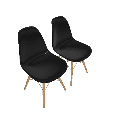 Eames Wood Kit com 02 Cadeiras (345118)