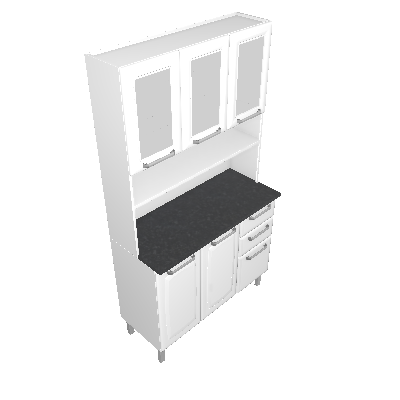Kit including 6 doors and 2 drawers (I3VG2-105)