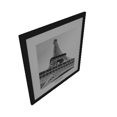 Quadro Torre Eiffel Kapos Preto 33x33cm - Kapos