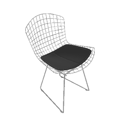 Cadeira com Almofada Bertoia (423328)