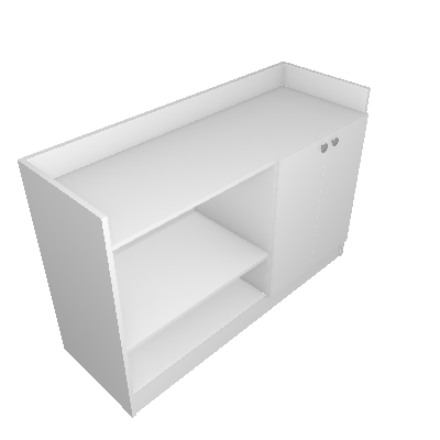 Gabinete para Micro-Ondas Sarandi 2 PT Branco - Nova Móbile