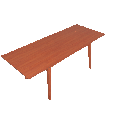 Mesa de Jantar Extensível Retangular Veld Natural 200 cm - Mobly