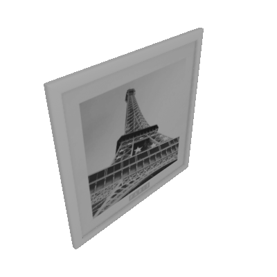 Quadro Torre Eiffel Kapos Branco 33x33cm - Kapos