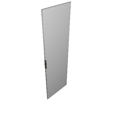 Porta de Alumínio c/ Espelho (A2052)