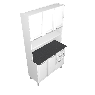 Kit including 6 doors and 2 drawers (I3G2-105)