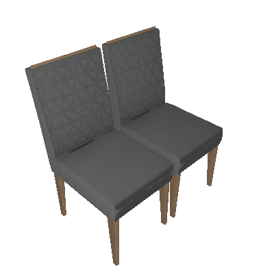 Kit 02 Cadeiras Linho