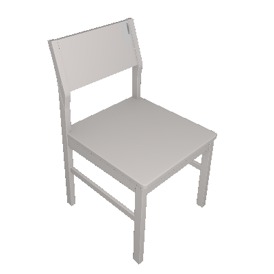 Conjunto com 2 Cadeiras Carioca Cinza - Mobly