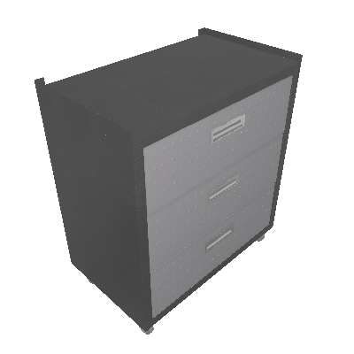 Cabinet with drawers and castors (BALC 3GAV)