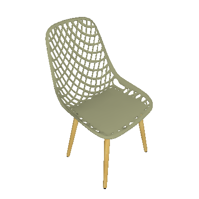 Cadeira de Cozinha Beau Design Cappuccino - Rhodes