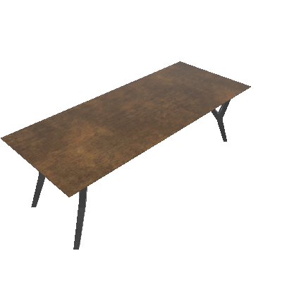 Table A Manger 240x100cm Metalicaa