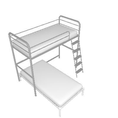 New Link Sistema de Quarto Integrado com Cama Inferior (5533)