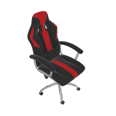 Cadeira Gamer Dinamarca Vermelho com Preto - Mobly