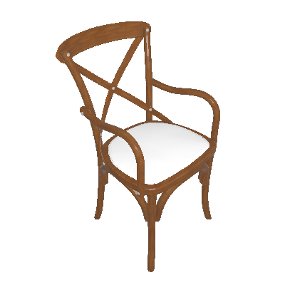 Cadeira Katrina Com Braço Bétula - Rivatti