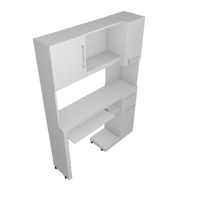 Mesa para Computador Everest Branca - Edn Móveis