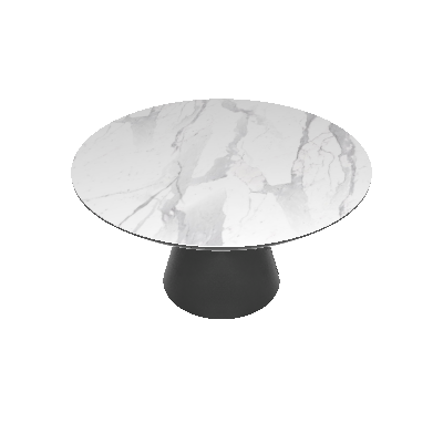 Table de repas ronde 140cm Chromaa