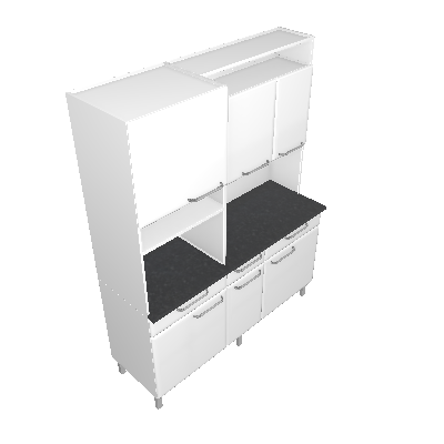 Kit including 6 doors and 3 drawers (I3G3-155)