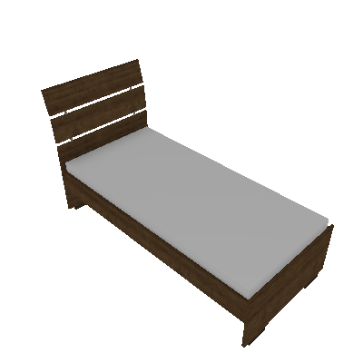 Cama Solteiro Premium Imbuia Rustic - Tcil