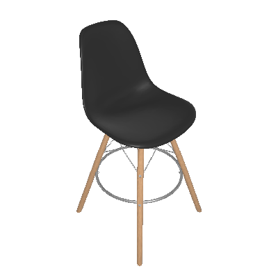 Eames Wood Banco Alto (373824)