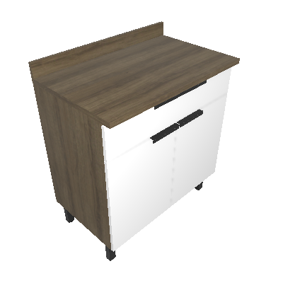 Counter with 1 drawer and 2 doors (BALC 2PT 1G)