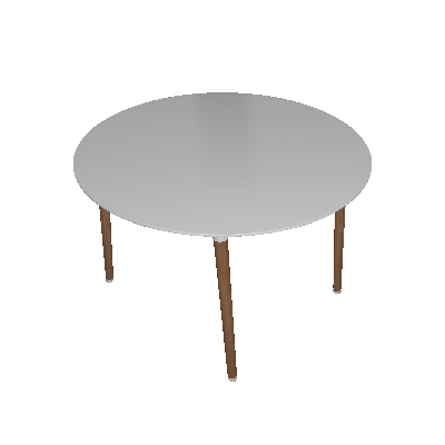 Mesa de Jantar Eames Premium Redonda II 1.2 Branca - Mobly