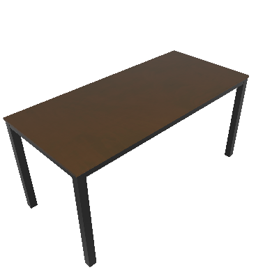 Mesa de Jantar Alvorada Retangular Industrial 160 cm - Mobly