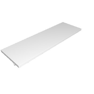 Prateleira Lyra  Branca 77,5 cm - Metaltru