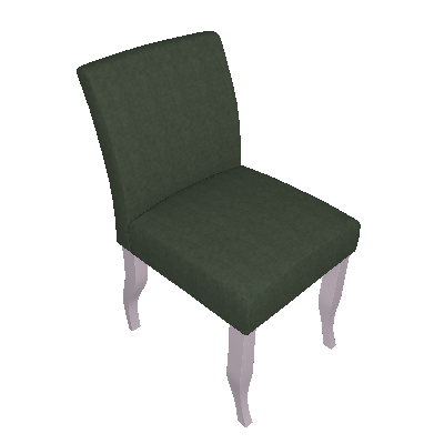 Conjunto com 2 Cadeiras de Jantar Medussi Verde e Cinza - Legnoart