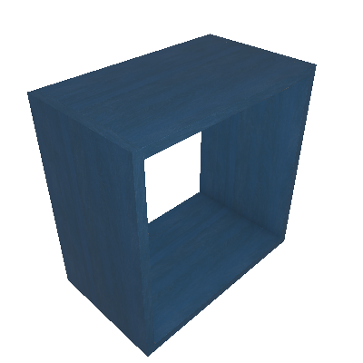 Nicho Quadrado Cubo I Azul - Bramov Brasil