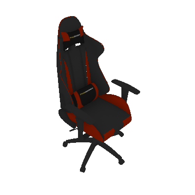 Cadeira de Escritório Presidente Pro Gamer Preto e Vermelho - Absolut