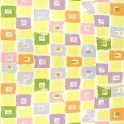 009 - Yellow Print Fabric