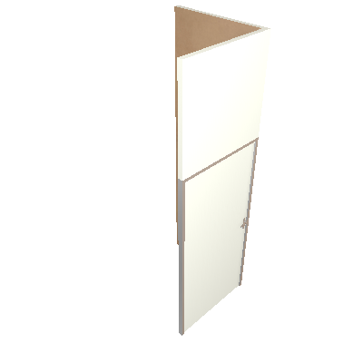 1m² Cupboard - L Side (R1M²-ECRU)