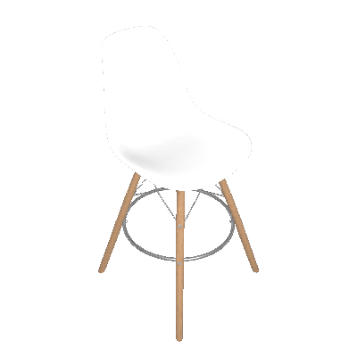 Eames Wood Banco Alto (373823)