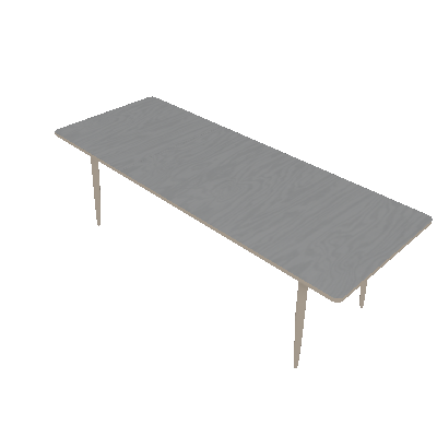 Mesa de Jantar Extensível Hernández Retangular Branco 240 cm - Mobly