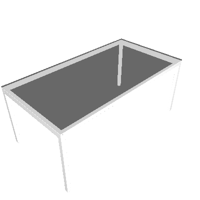 Metric Mesa 1.80m x 95cm Vidro (10990)