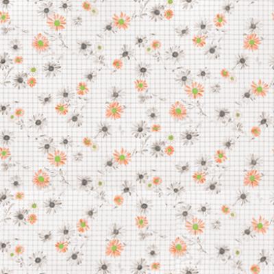 008 - Orange Print Fabric