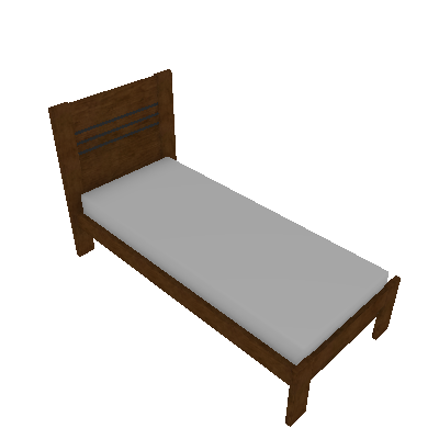 Cama de Solteiro Safira Imbuia Rustic - Tcil