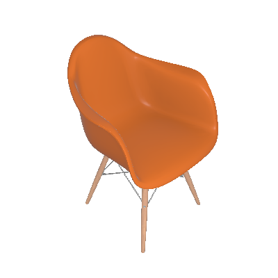 Eames Wood III Cadeira com Braços (399955)