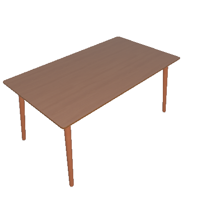 Mesa de Jantar Eames Premium Retangular Madeira 160 cm - Mobly