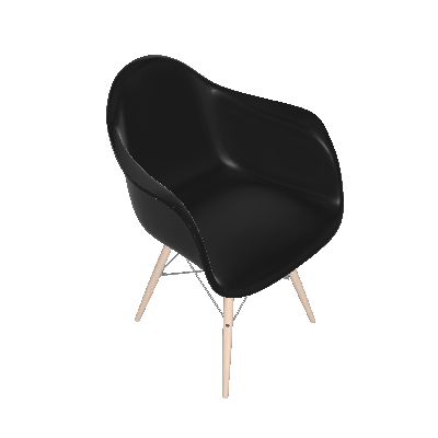 Eames Wood III Cadeira com Braços (399952)